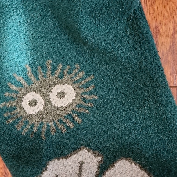 Studio Ghibil My Neighbor Totoro Allover Print Zippered Women's Sweater - Picture 4 of 7